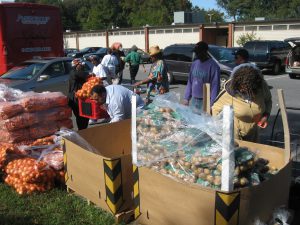 Mobile Food Pantry recipients