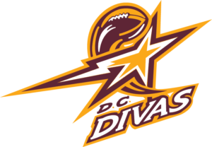 DC Divas football team logo